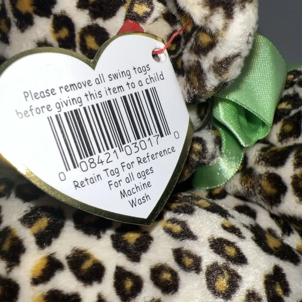 TY Speckles vintage 1996 pillow pal buddy the leopard 15
